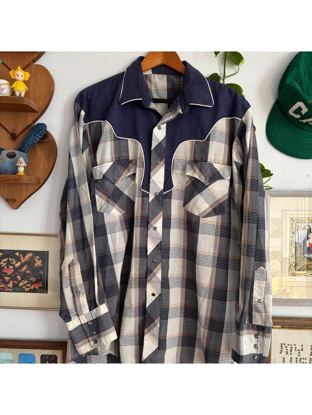 Western Plaid Shirt Made in USA